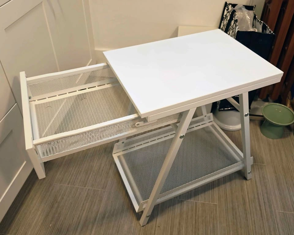 IKEA TROTTEN Sidetable/Drawer unit in white