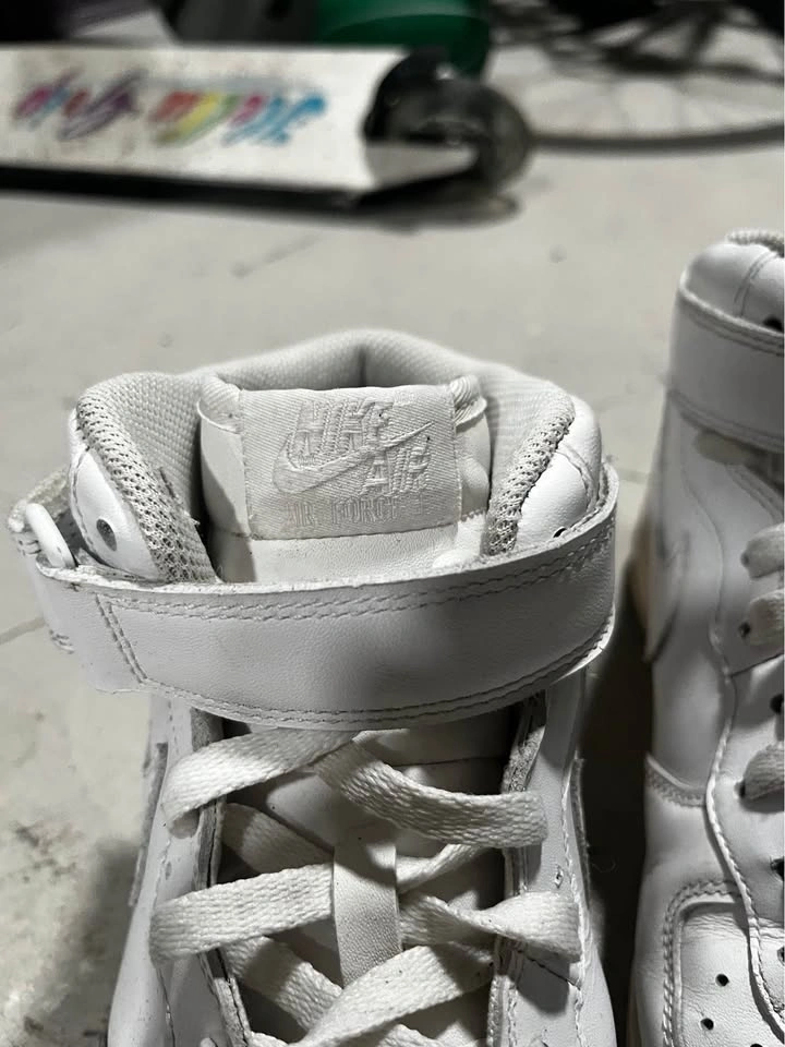 Nike high top Air Force ones (white) - photo 4