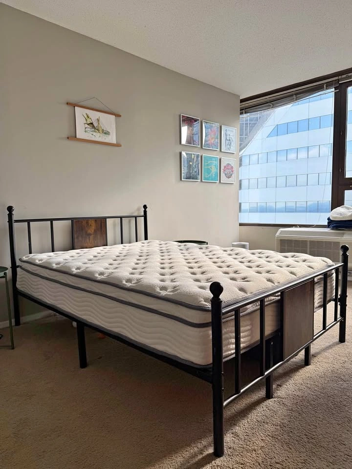 Full Size Bed Frame and Mattress