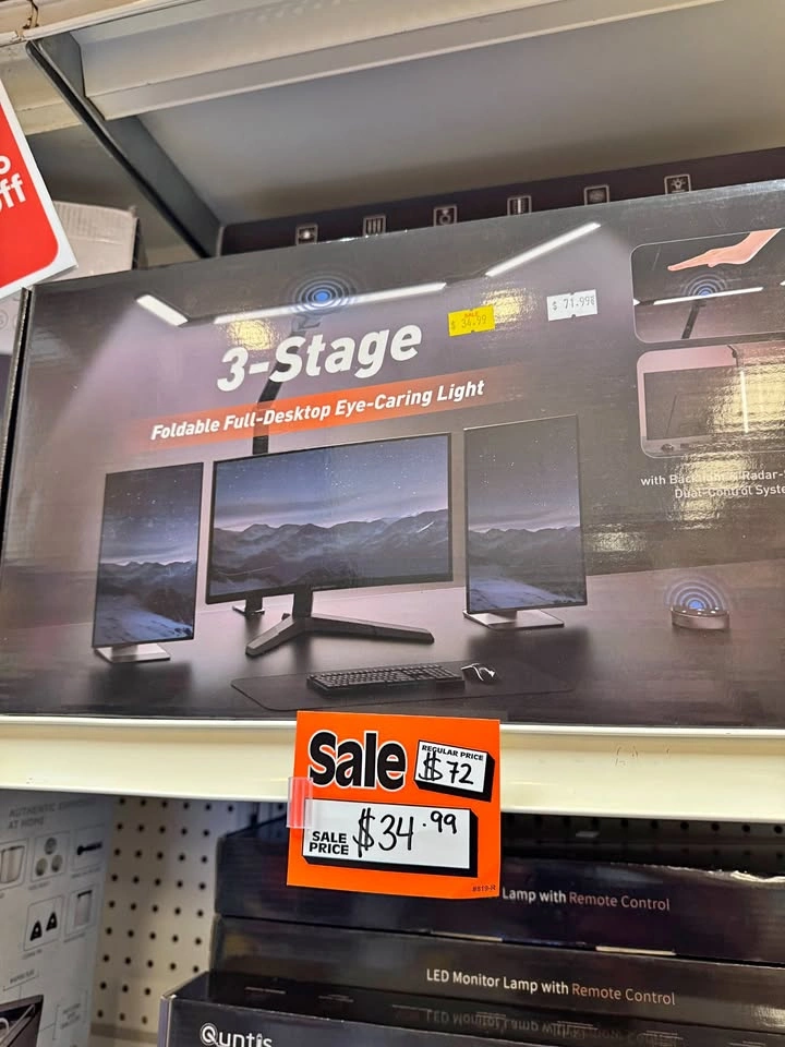 3-Stage Foldable Full Desktop Eye-Caring Light