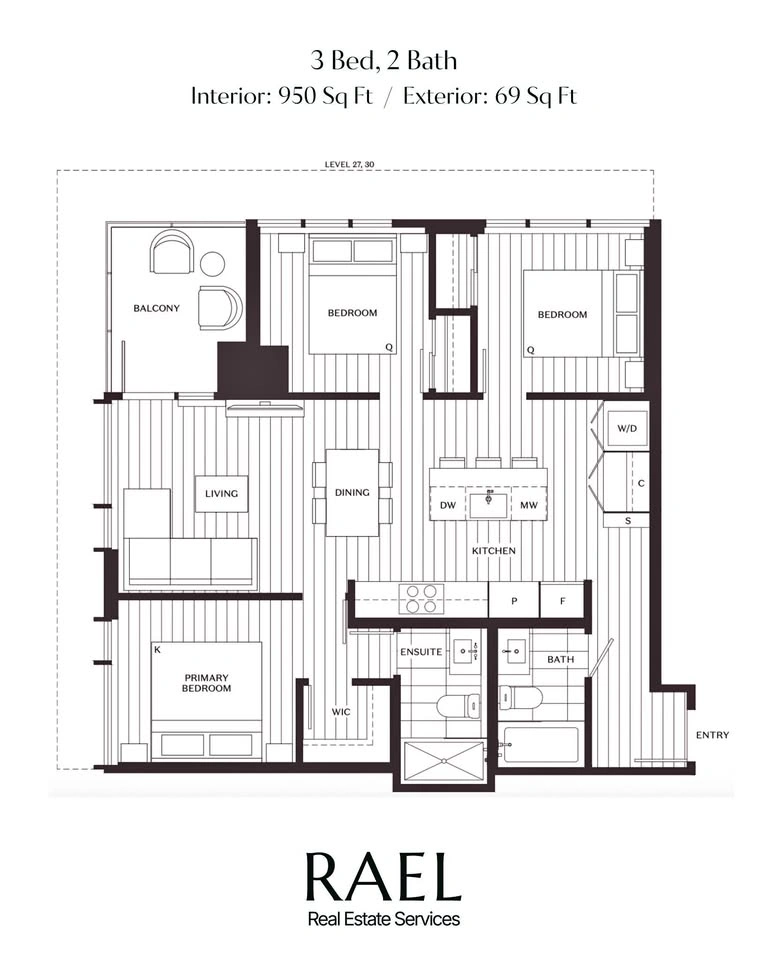 Late 2028 BURQUITLAM Presale High-Rise 3 Beds