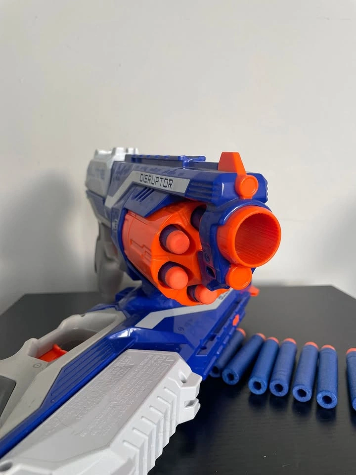 2 Nerf N-Strike Elite Disruptor Blasters + Darts - photo 2
