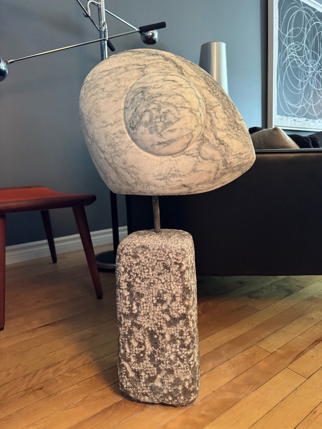 Stanley Lewis Marble and Granite Abstract Sculpture