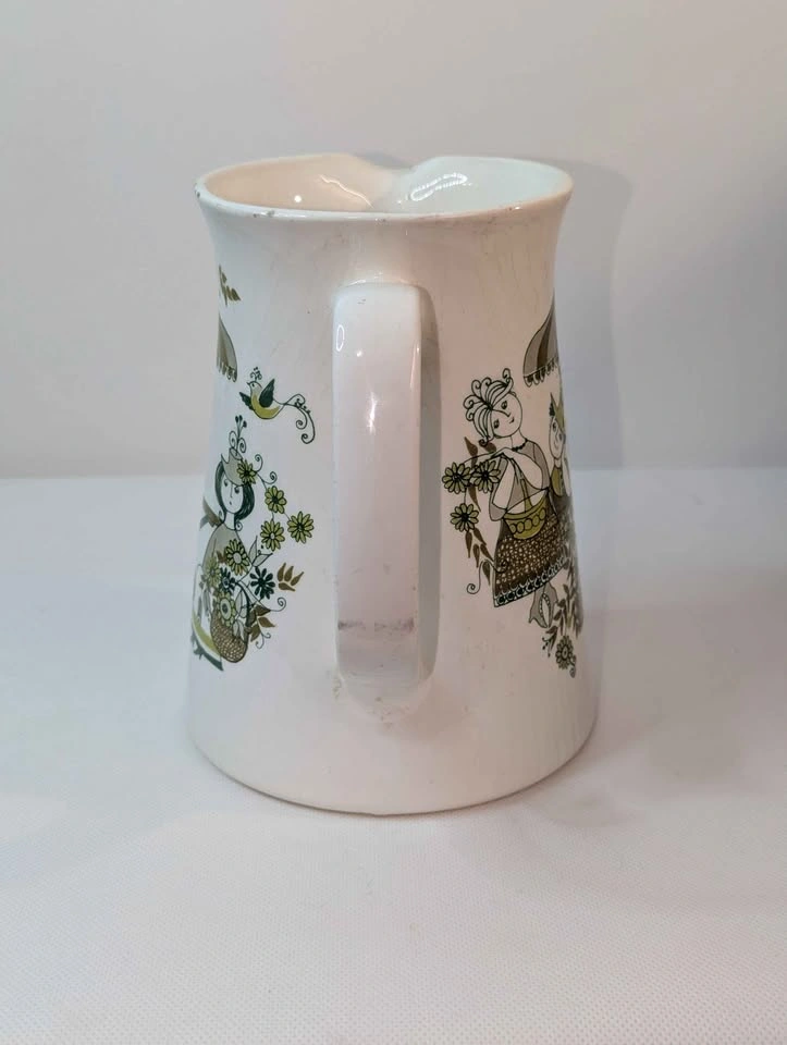 Vintage Figgjo Flint Market Milk Jug: Turi Gramstad Oliver Desig - photo 2