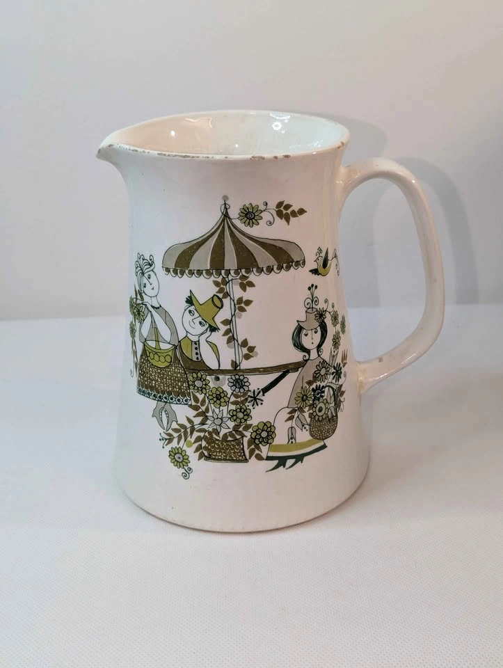 Vintage Figgjo Flint Market Milk Jug: Turi Gramstad Oliver Desig - photo 3