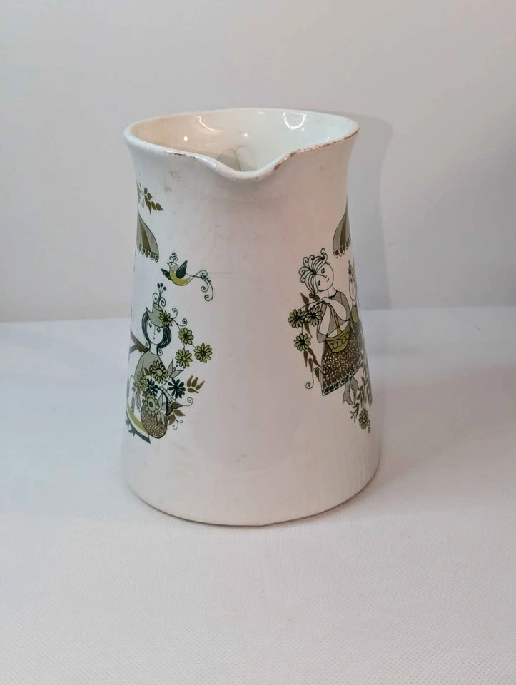 Vintage Figgjo Flint Market Milk Jug: Turi Gramstad Oliver Desig - photo 4