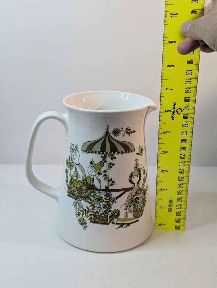 Vintage Figgjo Flint Market Milk Jug: Turi Gramstad Oliver Desig - photo 5