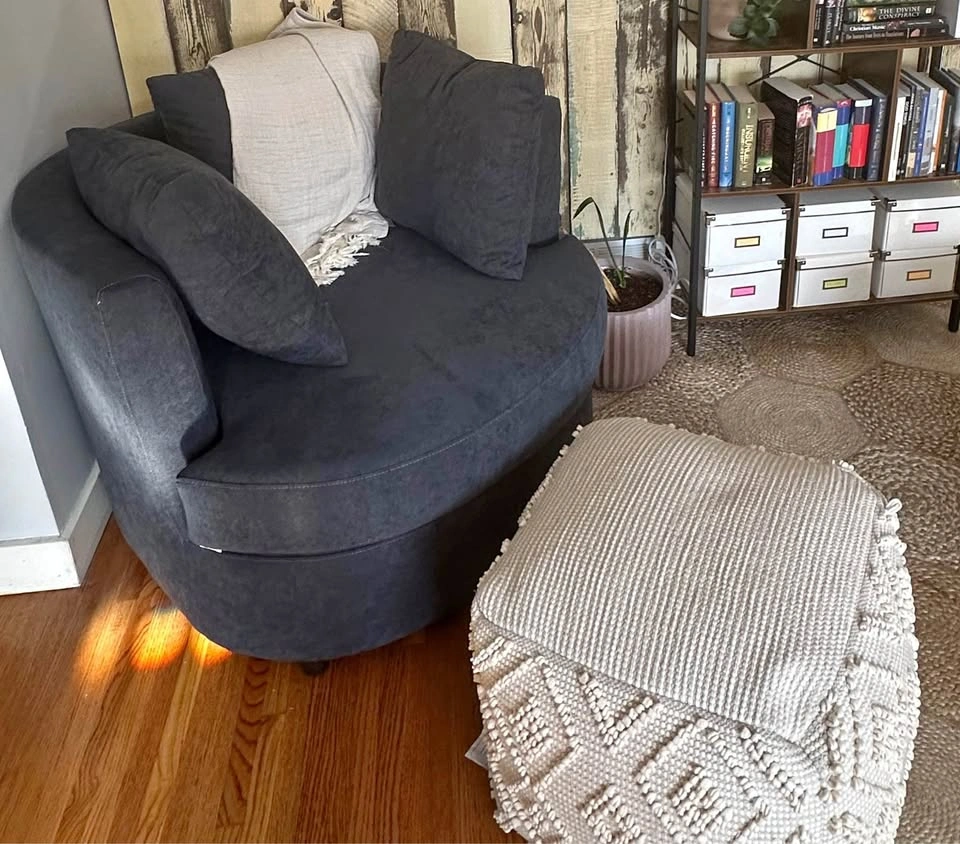 Snuggle Accent Chair - Navy