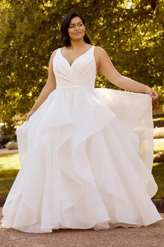 Sophia Tolli plus sized wedding dress