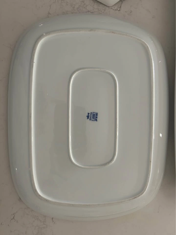 Set of 3 White Serving Platters – GlucksteinHome, IKEA & Ontario - photo 3
