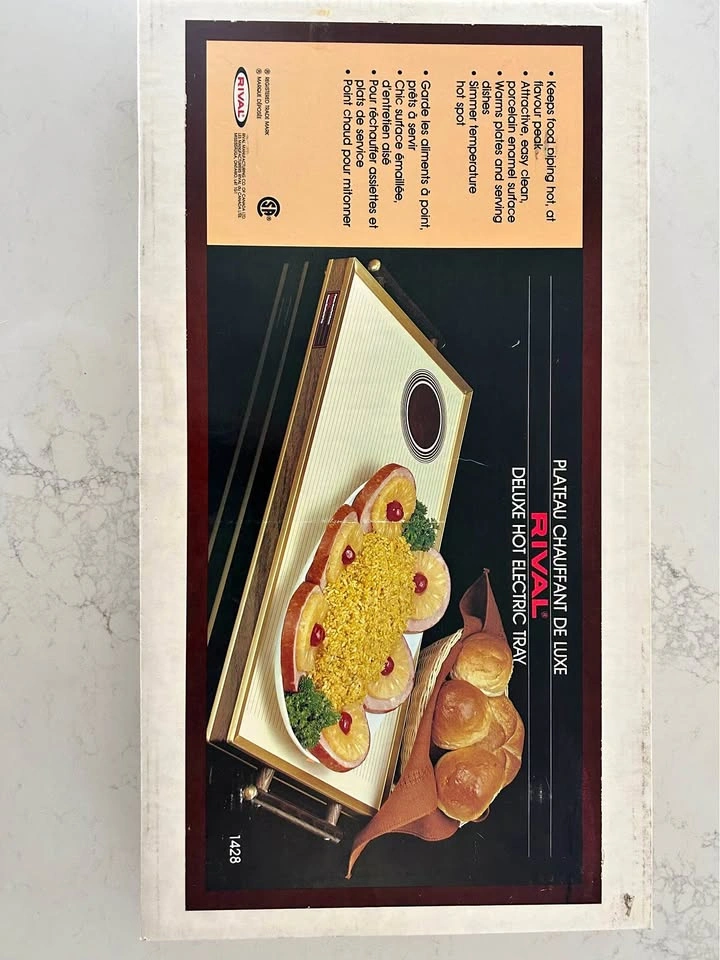 Vintage Rival Deluxe Hot Electric Tray
