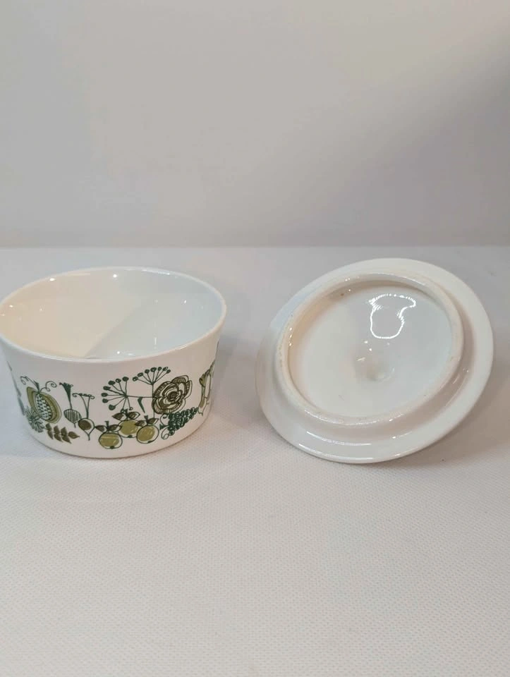 Vintage Figgjo Market Turi Sugar Bowl with Lid - photo 2