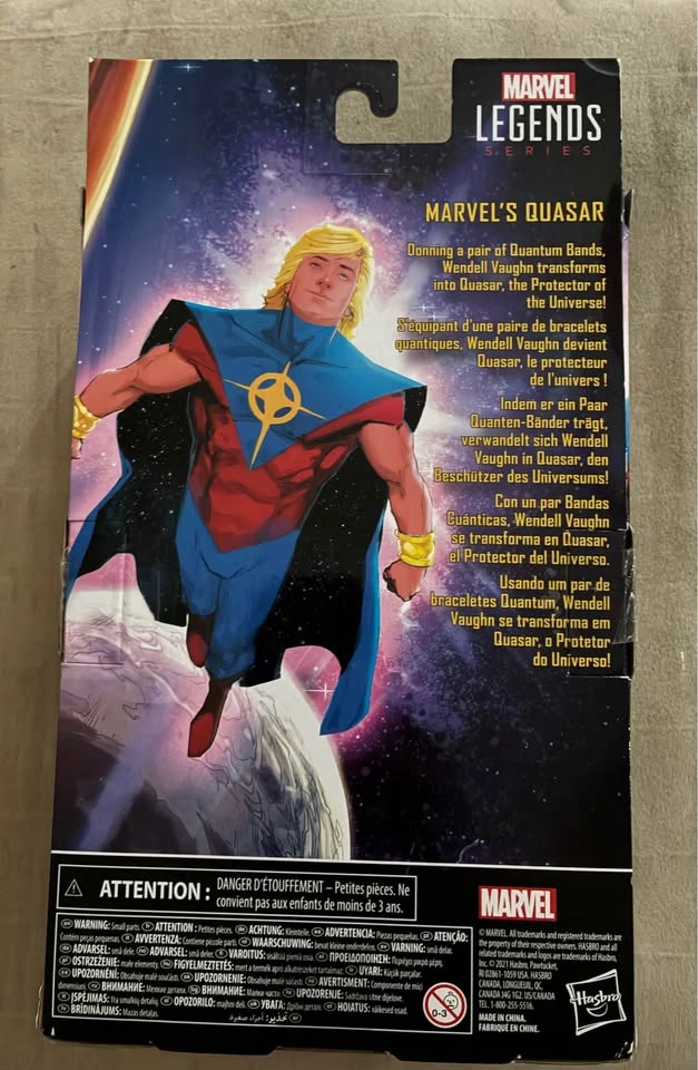 Marvel Legends Series Quasar 6-inch action figure EB Games Exclu - photo 2