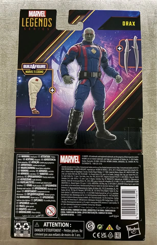 Marvel Legends Drax Guardians of the Galaxy Vol. 3 Figure - photo 2