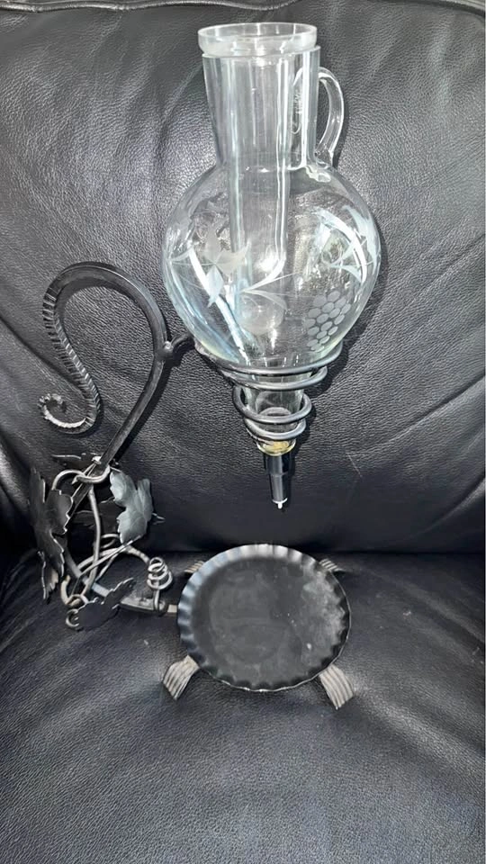 Vintage Glass wine decanter