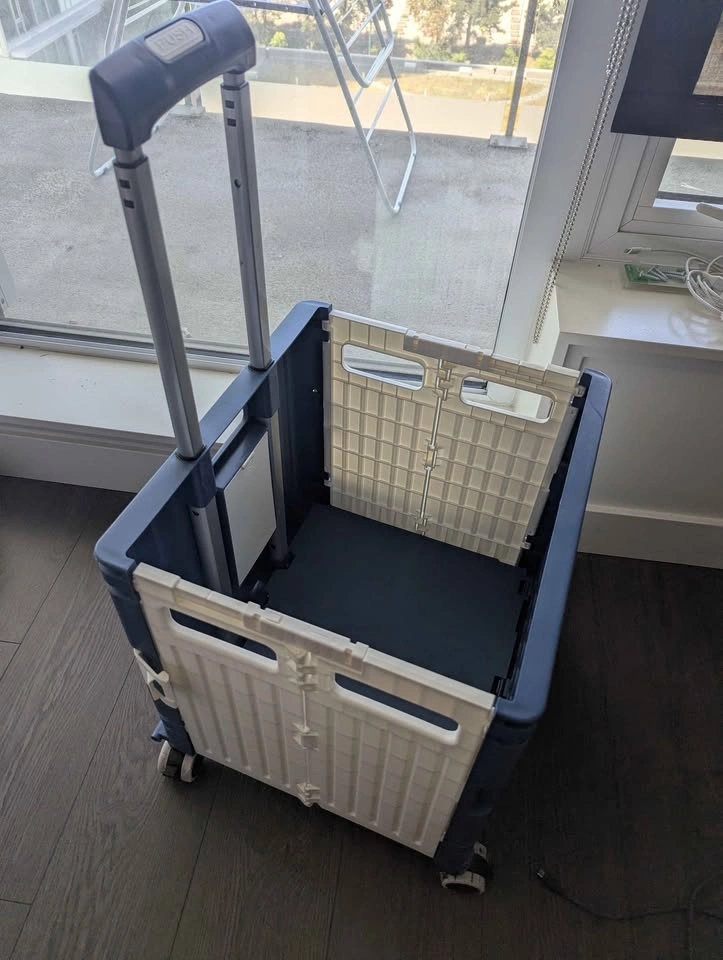Foldable Rolling Shopping Cart - photo 2