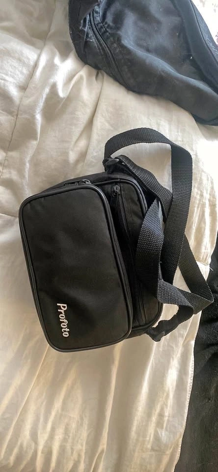 Black shoulder bag