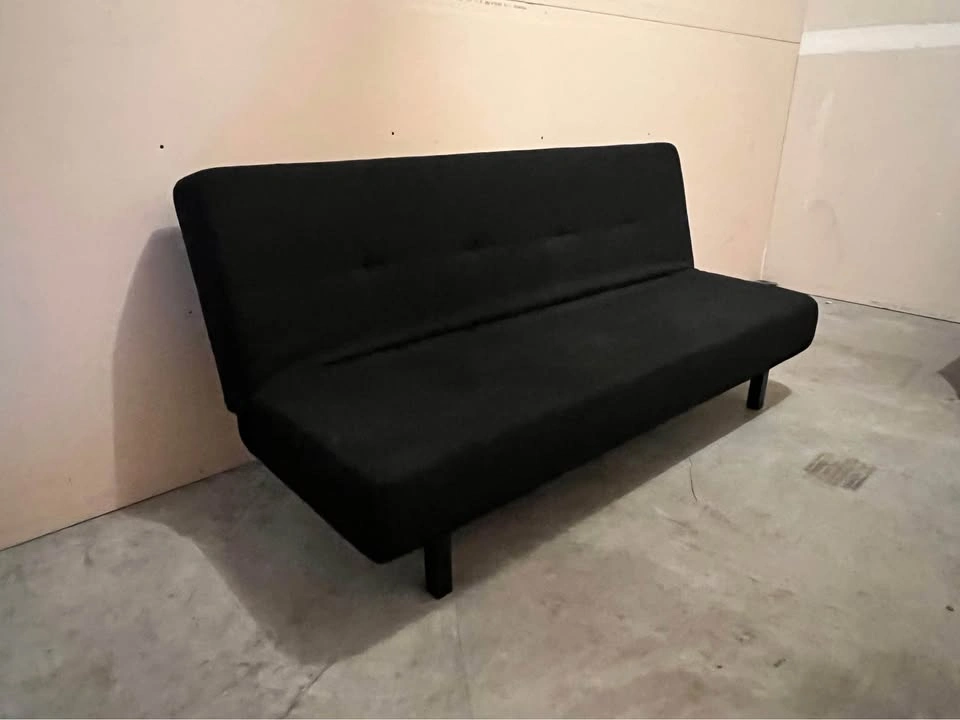 FREE DELIVERY 🚛 Black Ikea Futon Sofa Bed Couch - photo 3