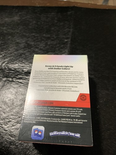 Pokemon Scarlet and Violet Prismatic Evolutions Booster Bundle - photo 3