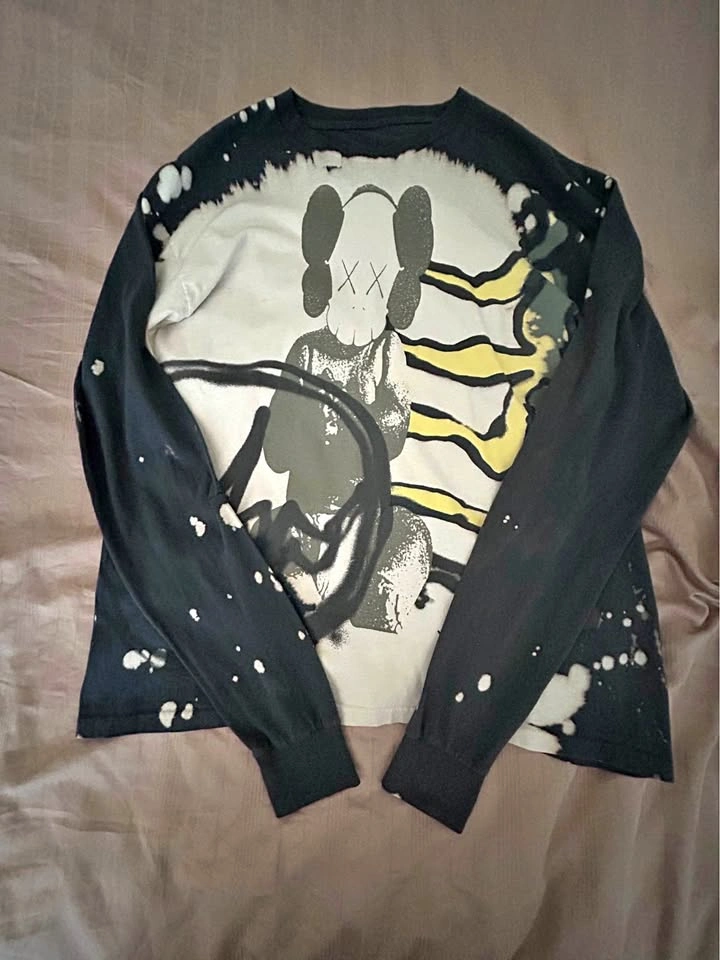 Travis Scott Cactus Jack x KAWS x Fragment Bleached Tee