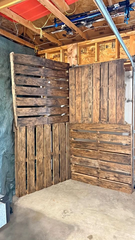Rustic Wooden Pallet Photo Backdrop
