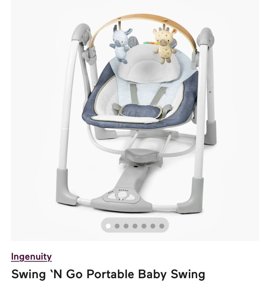 Swing n go portable baby swing