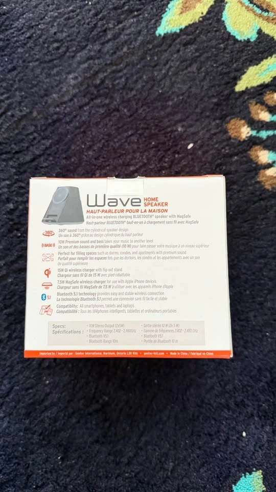 iQ MagSafe Wireless Speaker & Charger – Brand New - photo 4