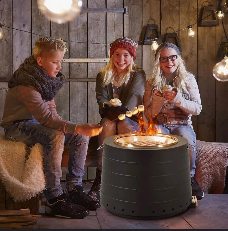 Smokeless Portable Fire Pit with Double Combustion Technology - photo 2
