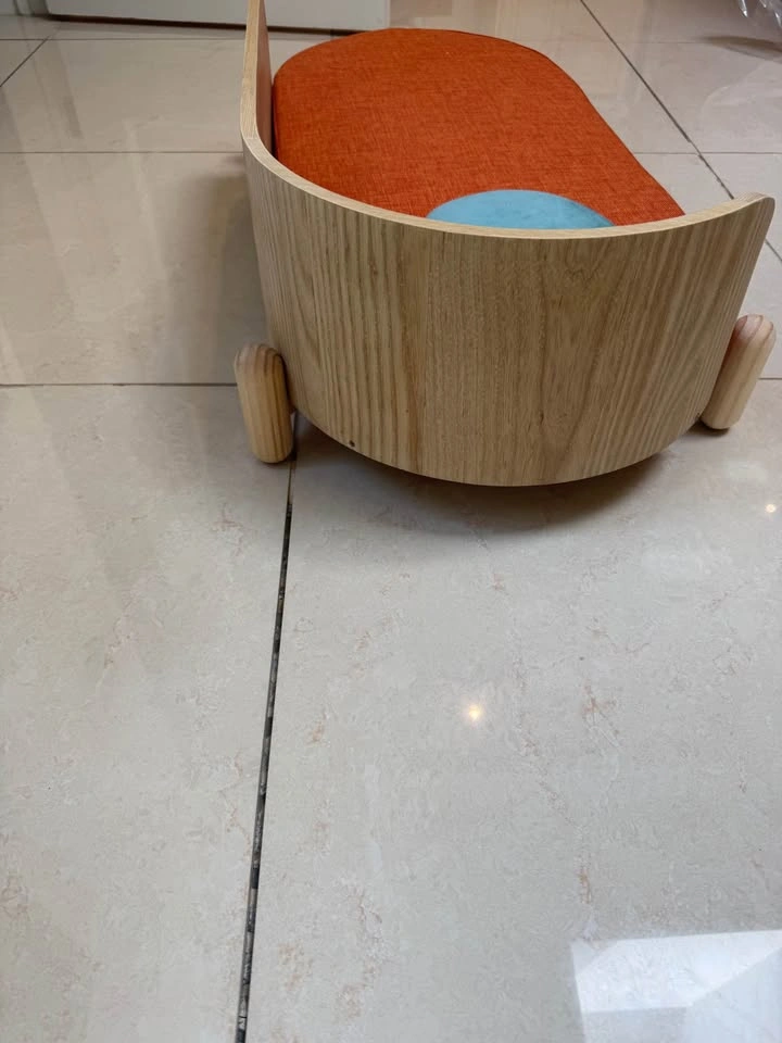 Wayfair Modern Wooden Cat Bed with Cushion – New - photo 4