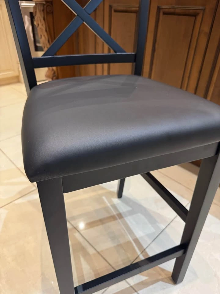Wayfair Counter Height Bar Stools – Set of 2 – Solid Wood – Blac - photo 5