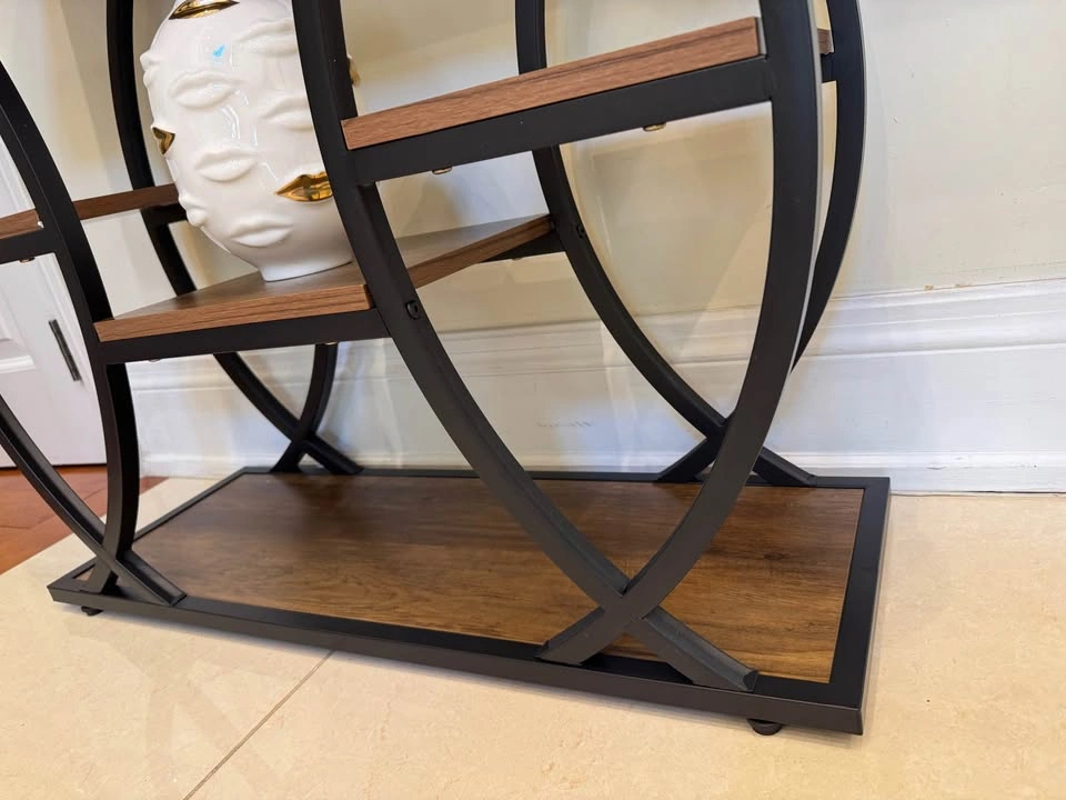 Modern Console Table with Shelves - photo 5