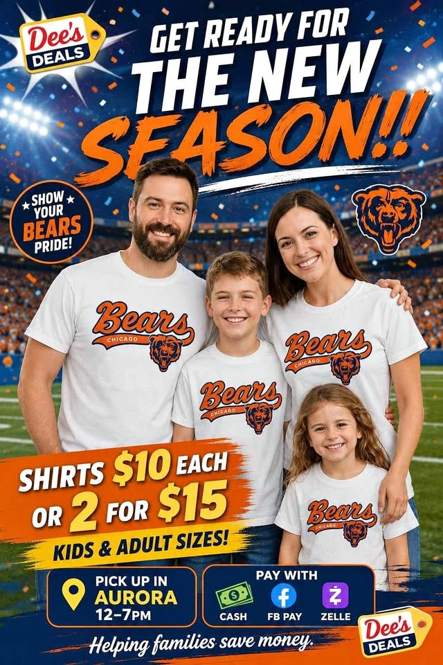 Bears T-shirt $10 each