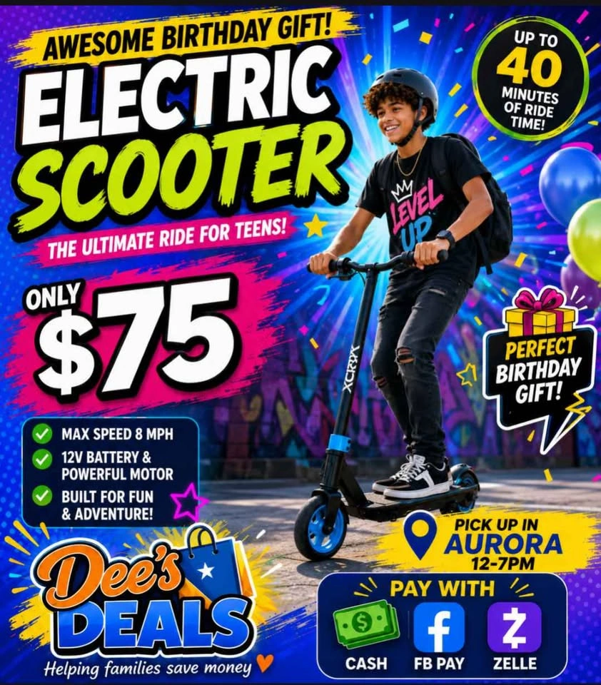 Electric Scooter BRAND NEW IN BOX ONLY $75 - photo 2