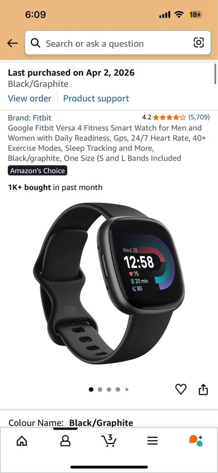 Fitbit Versa 4 LITERALLY NEW - photo 2