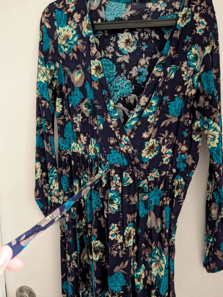 Blue long dress - photo 2