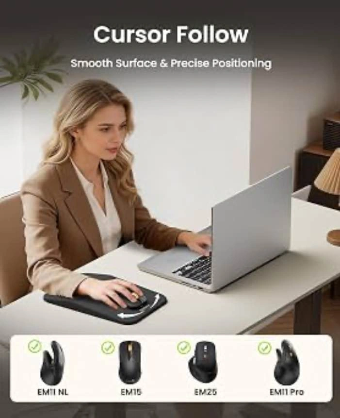 Ergonomic Mouse Pad with Wrist Rest and Memory Foam - photo 4