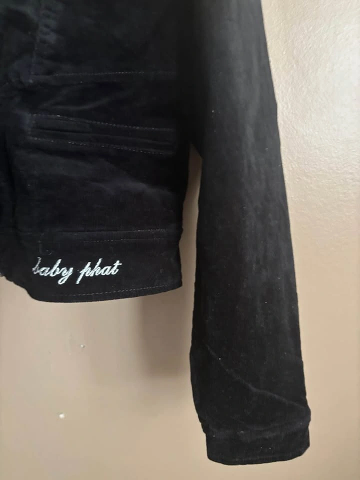 Babyphat crop short biker jacket XS/S - photo 3