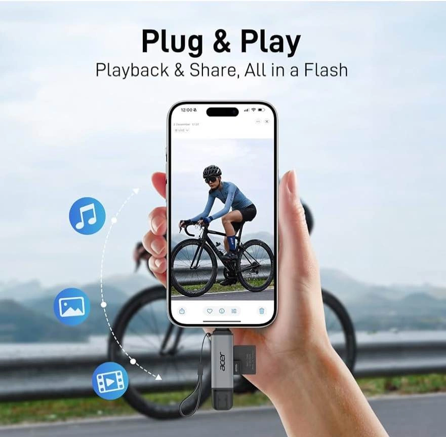 USB-C & USB 3.0 SD/MicroSD Card Reader - photo 4