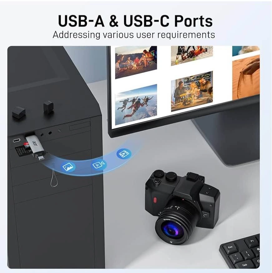 USB-C & USB 3.0 SD/MicroSD Card Reader - photo 5