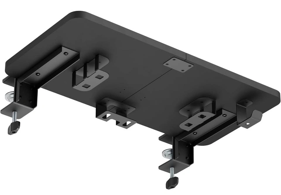 Desk Extension Tray with Storage Holders, Heavy-Duty Clamp - photo 2