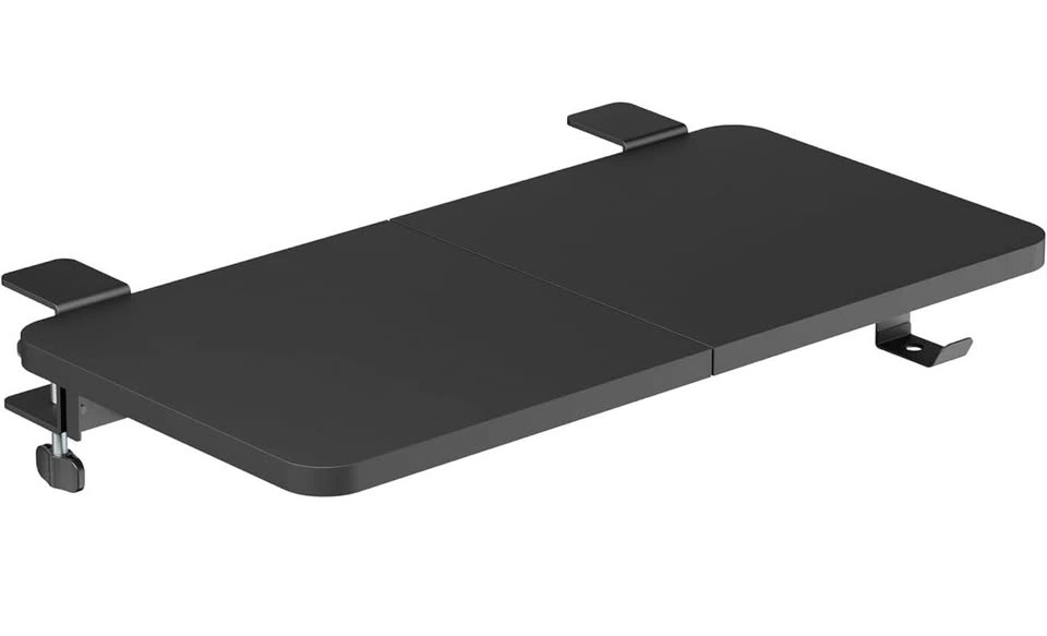 Desk Extension Tray with Storage Holders, Heavy-Duty Clamp - photo 5