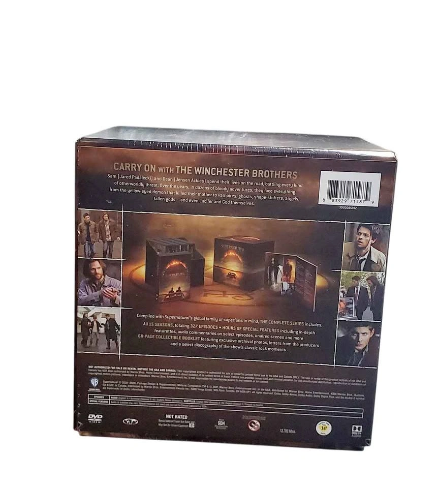 Supernatural Complete Series DVD Box Set 15 Seasons - photo 4