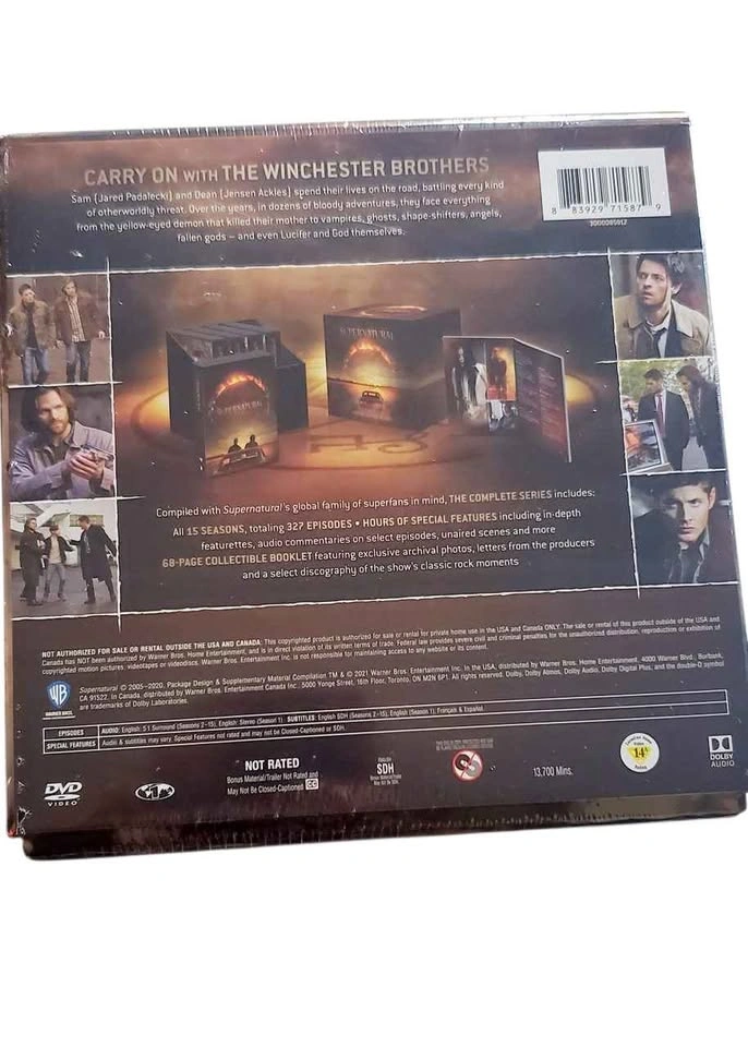 Supernatural Complete Series DVD Box Set 15 Seasons - photo 5