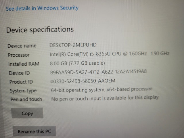 Laptop Lenovo T490 - 8th Generation - photo 3