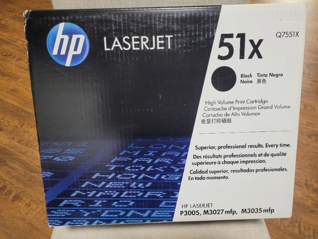 Toner Cartridge HP 51X Q7551X Black MICR High Yield Toner