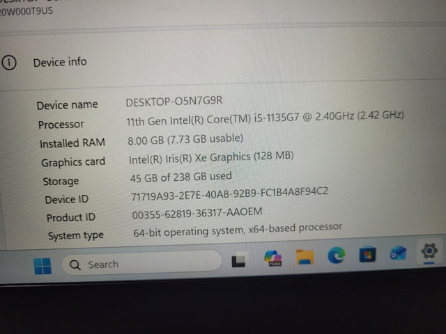 Laptop Lenovo T14 - Gen 2 - i5 11th Generation - photo 4