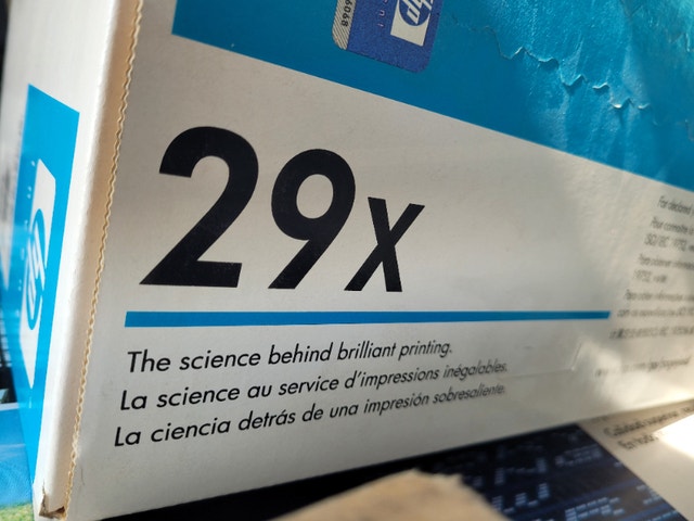 HP 29X C4129X High Capacity Black Toner Cartridge