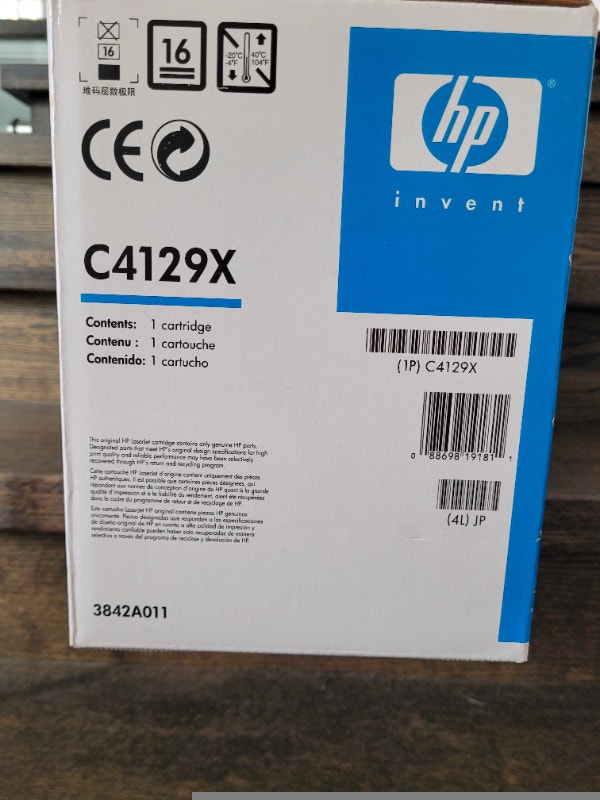 HP 29X C4129X High Capacity Black Toner Cartridge - photo 4
