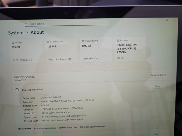 Microsoft Surface Pro 6 - photo 3