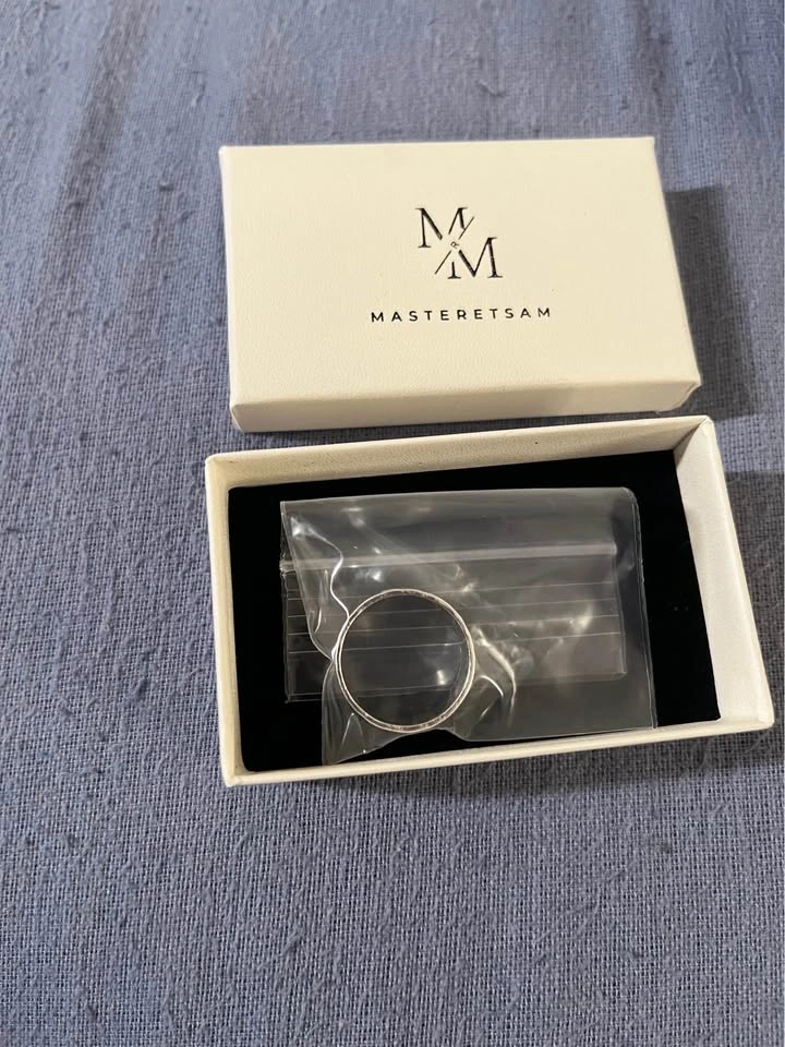 Hand made Sterling Silver Hammered Ring - photo 5